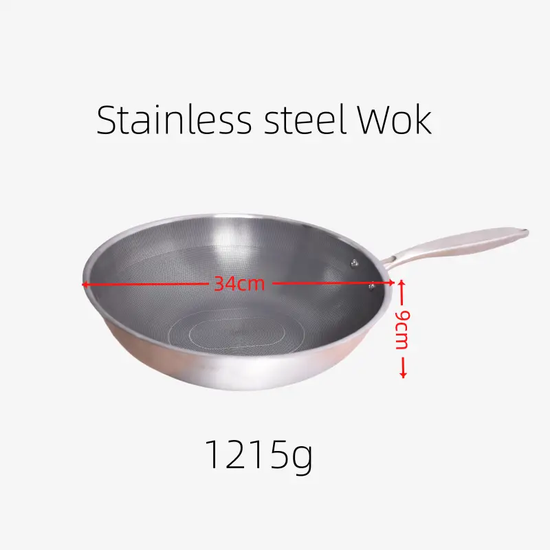 Stainless Steel Wok ISW-10